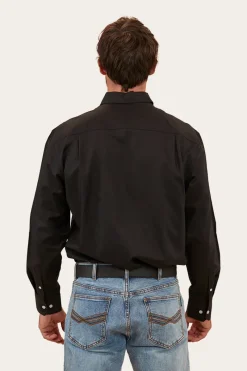 Sale Ringers Western Homestead Mens Dress Shirt - Black