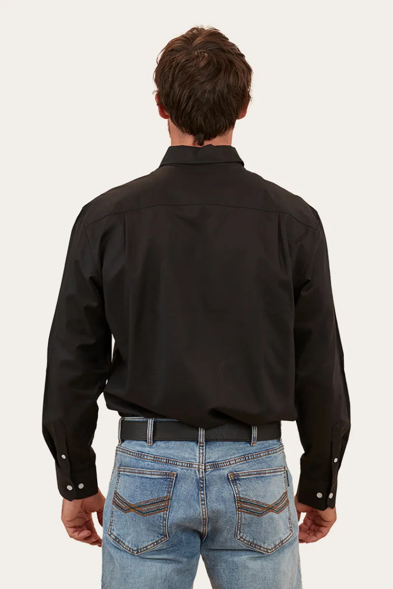 Sale Ringers Western Homestead Mens Dress Shirt - Black