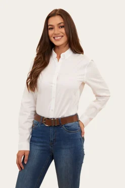 Best Ringers Western Homestead Womens Dress Shirt - White