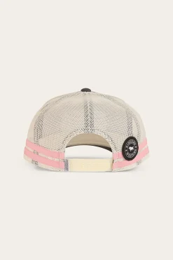 New Ringers Western Hometown Trucker Cap - Charcoal / Rosey