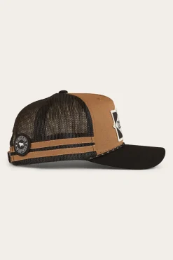 Online Ringers Western Hometown Trucker Cap - Clay / Black