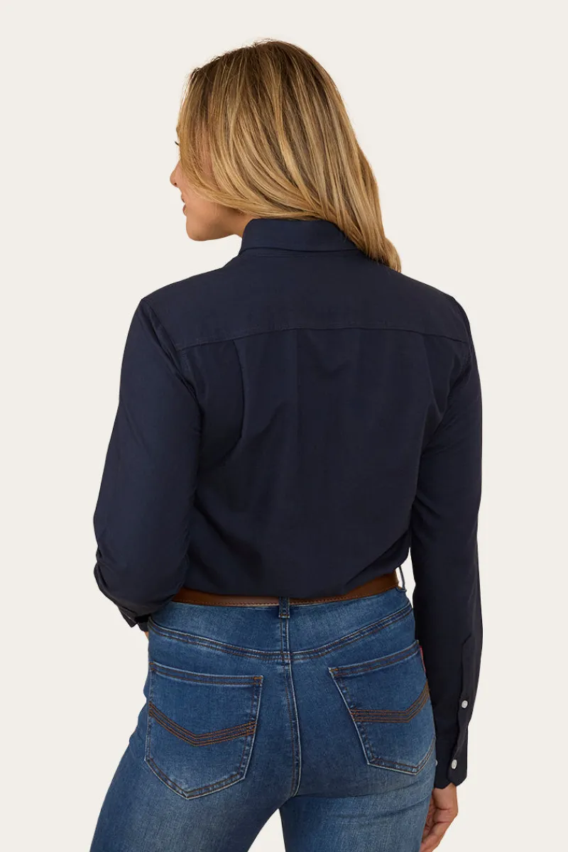 Sale Ringers Western Hope Womens Dress Shirt - Navy