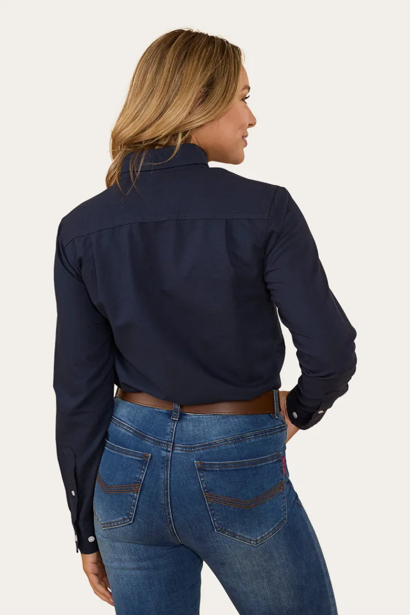 Sale Ringers Western Hope Womens Dress Shirt - Navy
