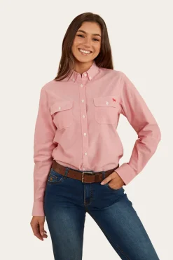 Hot Ringers Western Hope Womens Dress Shirt - Red