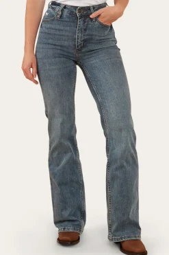 Online Ringers Western Indi Womens High-Rise Bootleg Jeans - Vintage Light Blue