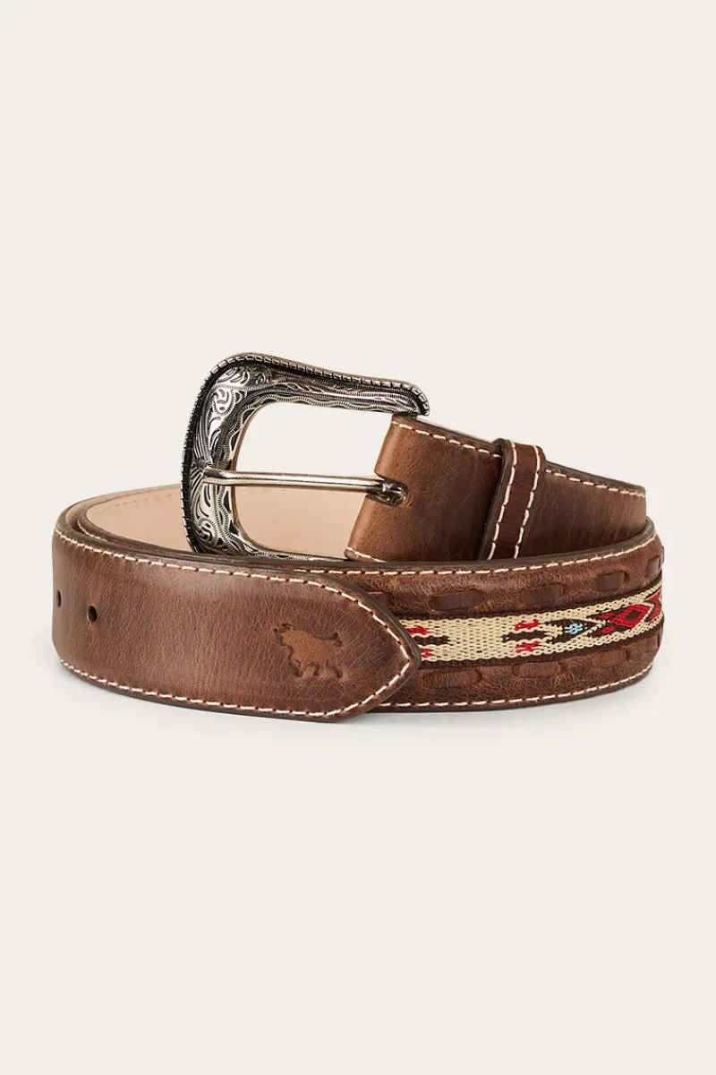 Discount Ringers Western Indiana Belt - Burnt Brown
