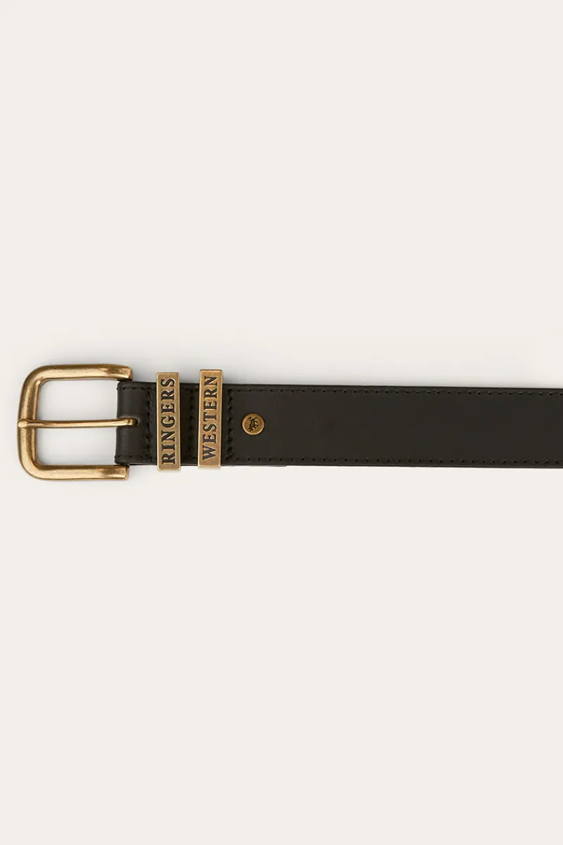 Sale Ringers Western James Belt - Black / Gold