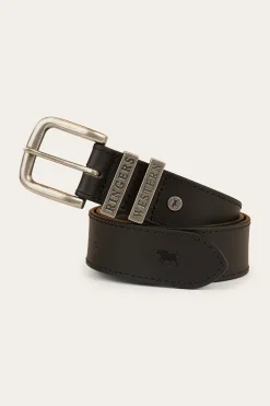 Ringers Western James Belt - Black / Silver