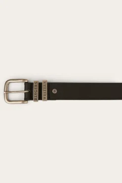 Ringers Western James Belt - Black / Silver
