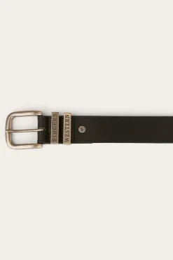 Hot Ringers Western James Kids Belt - Black / Silver