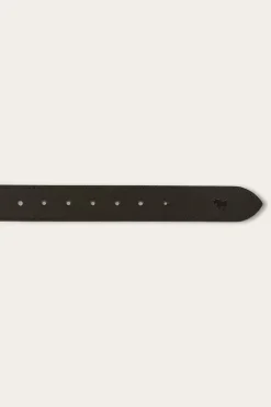 Hot Ringers Western James Kids Belt - Black / Silver