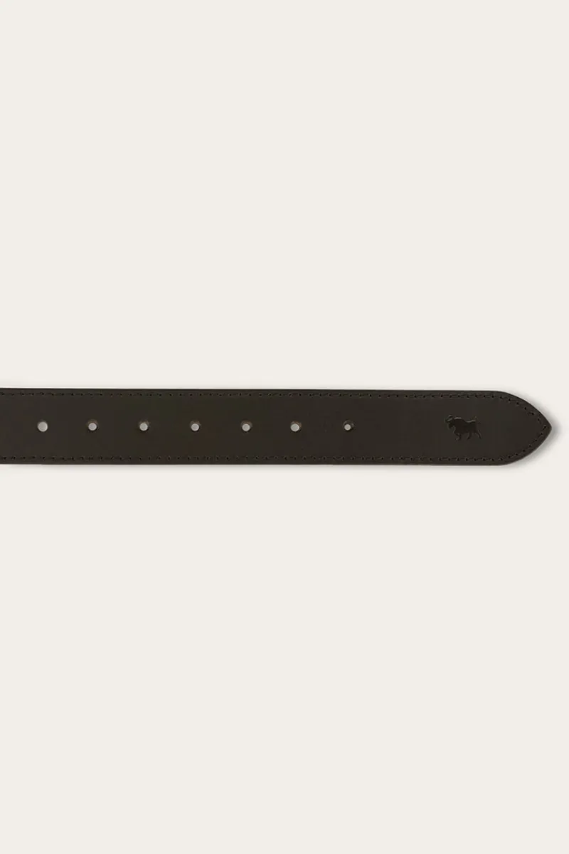 Hot Ringers Western James Kids Belt - Black / Silver
