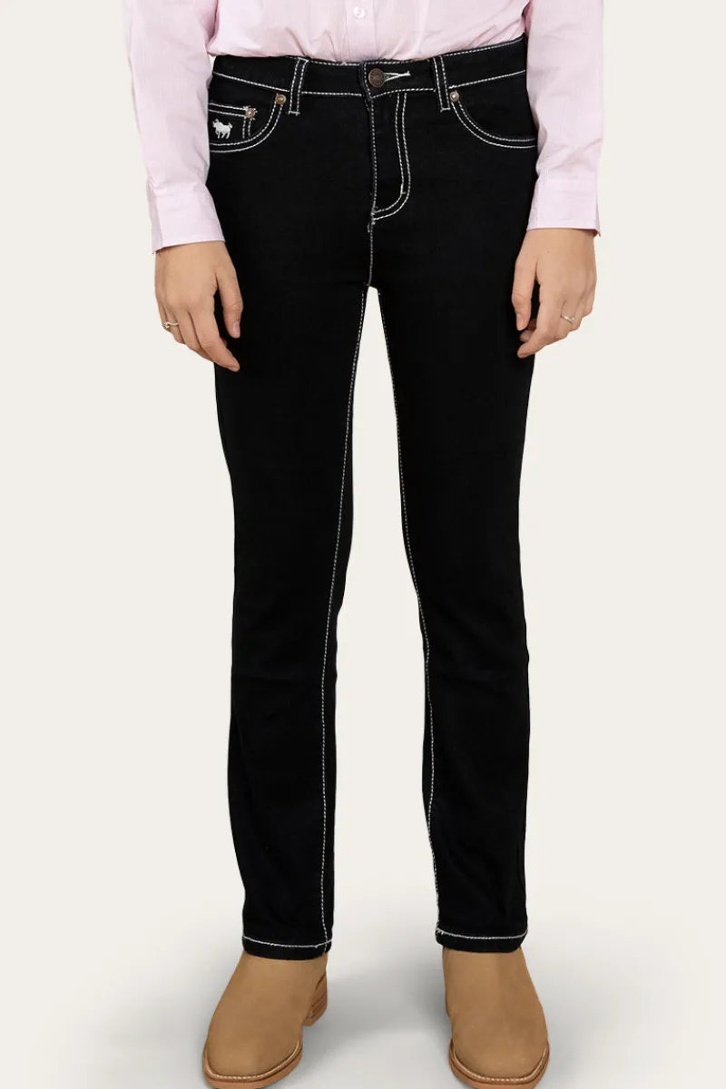 Online Ringers Western Joey Cowgirl Jean - Dark Blue