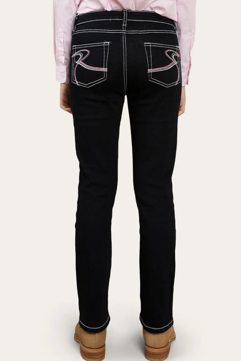 Online Ringers Western Joey Cowgirl Jean - Dark Blue