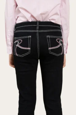 Online Ringers Western Joey Cowgirl Jean - Dark Blue