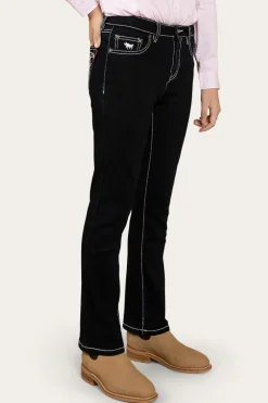 Online Ringers Western Joey Cowgirl Jean - Dark Blue