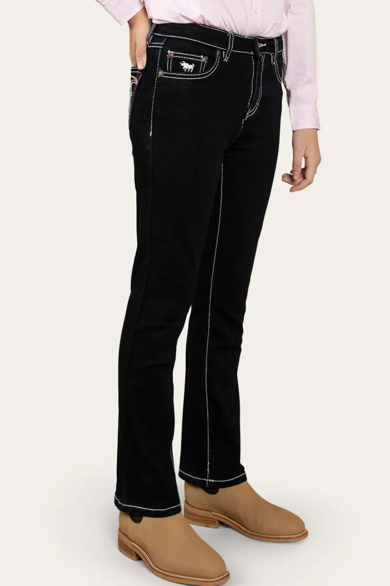Online Ringers Western Joey Cowgirl Jean - Dark Blue