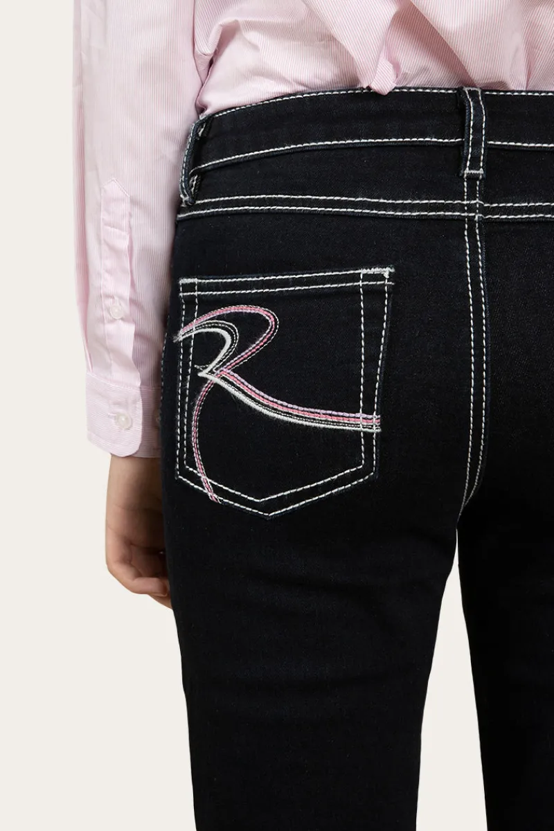 Online Ringers Western Joey Cowgirl Jean - Dark Blue