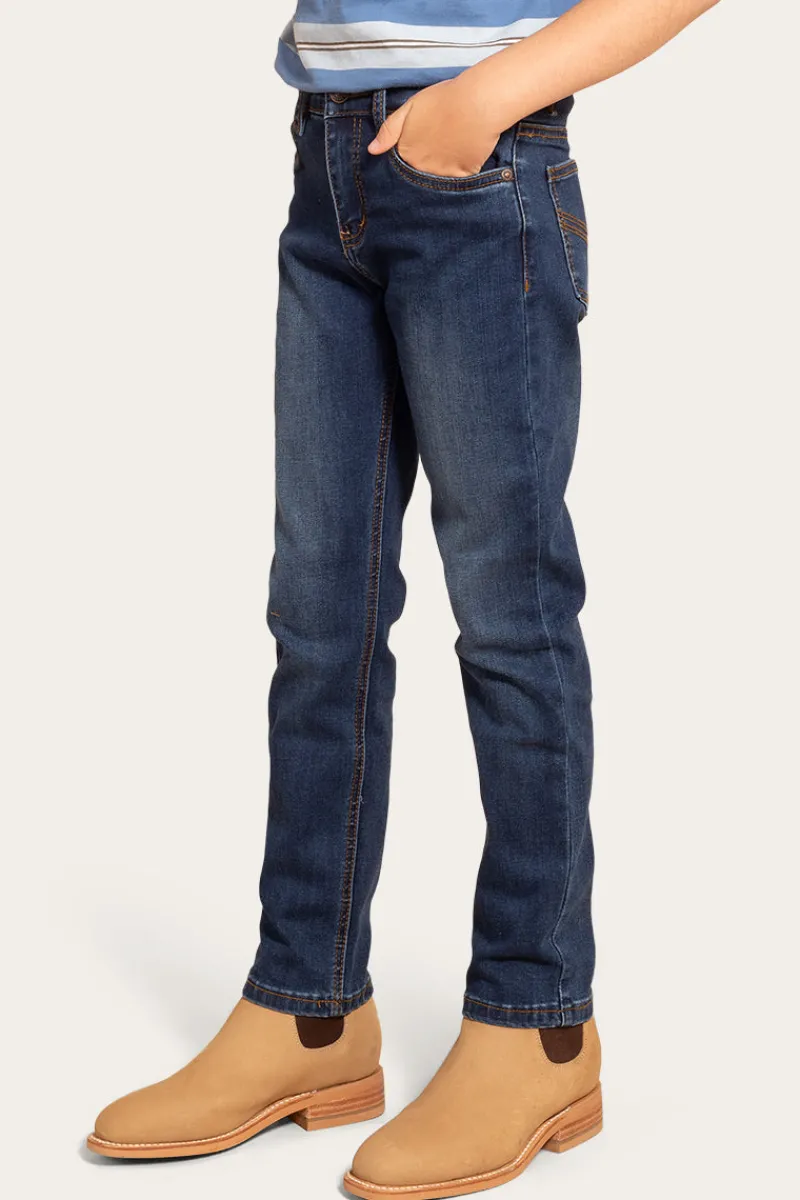 Clearance Ringers Western Junior Kids Jean Classic Blue