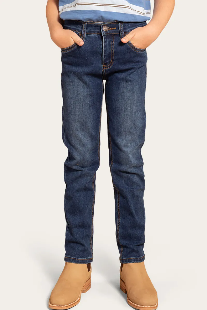 Clearance Ringers Western Junior Kids Jean Classic Blue