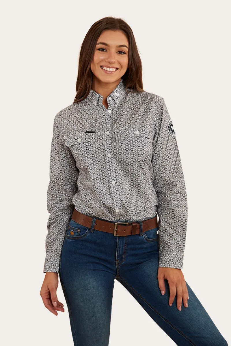 Sale Ringers Western Kacey Womens Dress Shirt - Blue