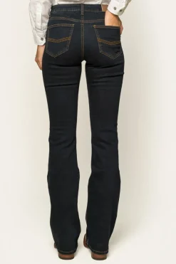 Discount Ringers Western Katherine Womens Mid-Rise Bootleg Jeans - Dark Blue
