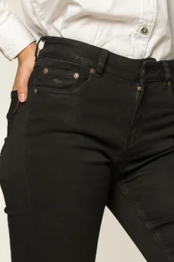 Discount Ringers Western Katherine Womens Mid-Rise Bootleg Jeans - Black