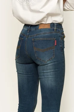 Best Ringers Western Katherine Womens Mid-Rise Bootleg Jeans - Classic Blue