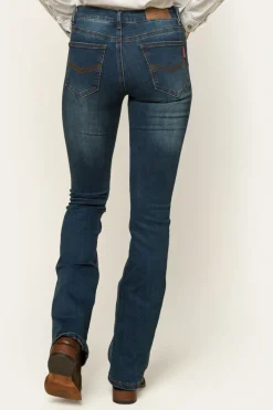 Best Ringers Western Katherine Womens Mid-Rise Bootleg Jeans - Classic Blue