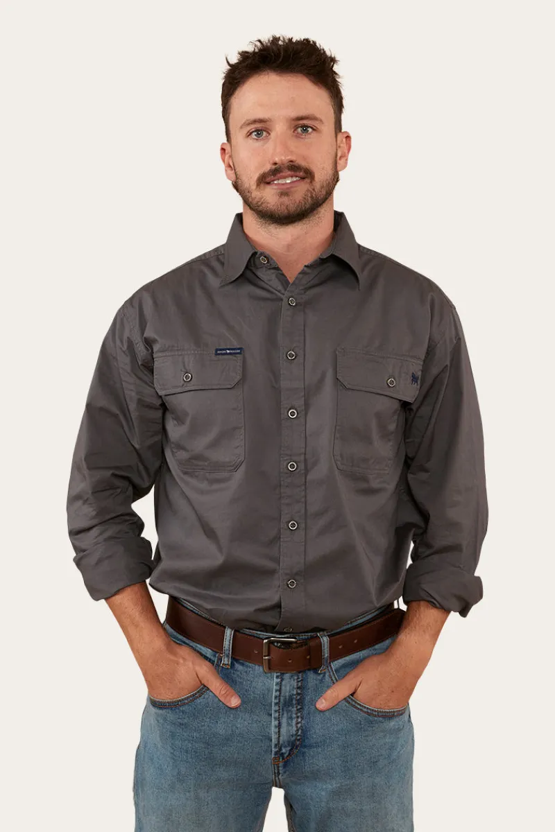 New Ringers Western King River Mens Full Button Work Shirt - Magnum
