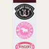Online Ringers Western Lady Luck 3 Pack Sticker - Pink