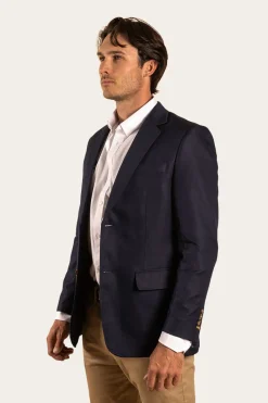 Online Ringers Western Lawson Mens Blazer - Dark Navy