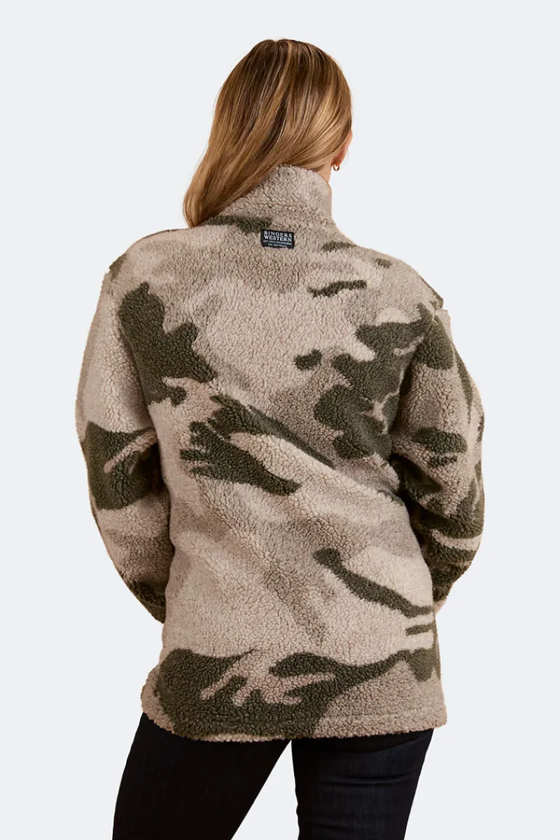 Discount Ringers Western Lennonville Unisex Camo Fleece - Light Camo