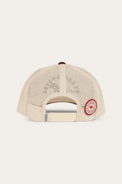 Discount Ringers Western Lets Horse Around Trucker Cap - Off White / Chocolate
