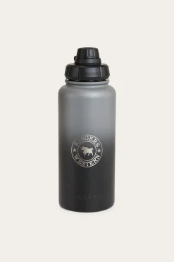 Sale Ringers Western Longview Drink Bottle - Black / Silver