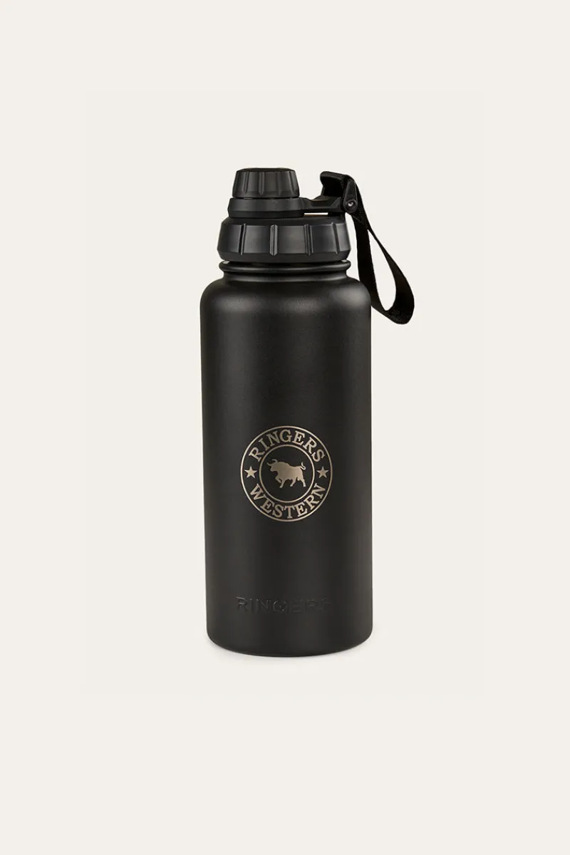 Outlet Ringers Western Longview Drink Bottle - Black