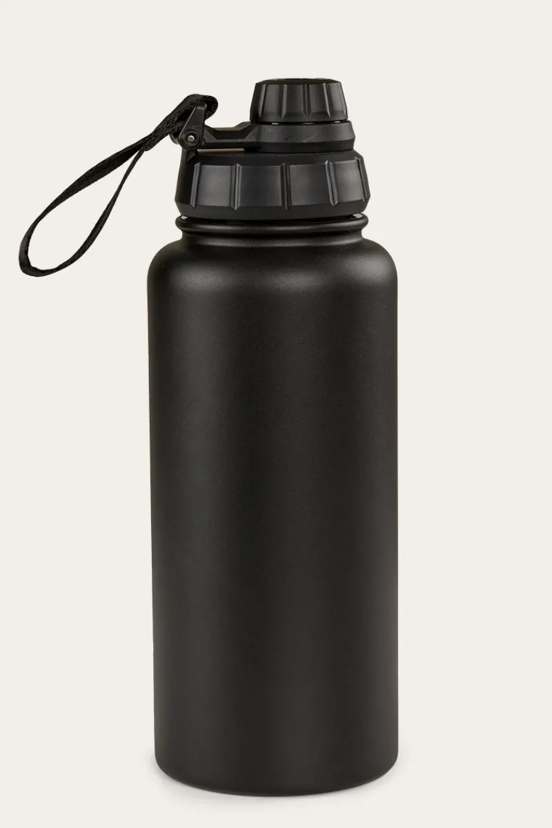 Outlet Ringers Western Longview Drink Bottle - Black