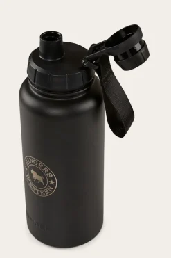 Outlet Ringers Western Longview Drink Bottle - Black