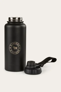 Outlet Ringers Western Longview Drink Bottle - Black