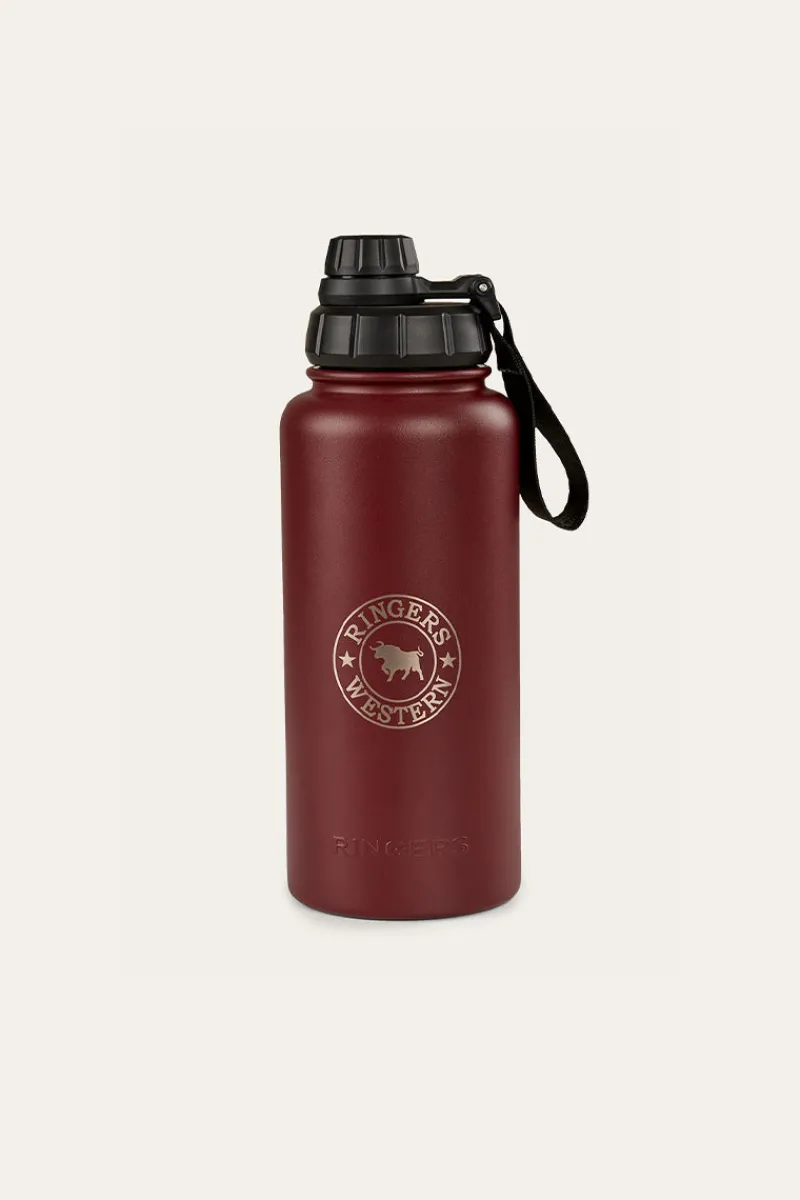 New Ringers Western Longview Drink Bottle - Maroon