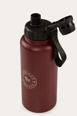 New Ringers Western Longview Drink Bottle - Maroon