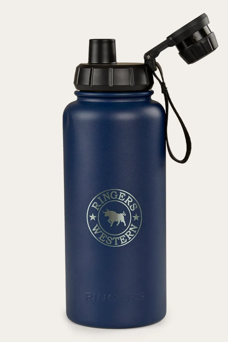Outlet Ringers Western Longview Drink Bottle - Navy