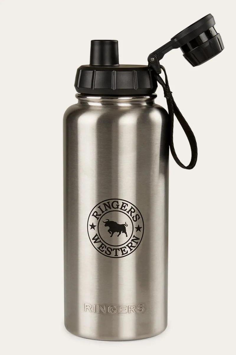 Clearance Ringers Western Longview Drink Bottle - Stainless Steel