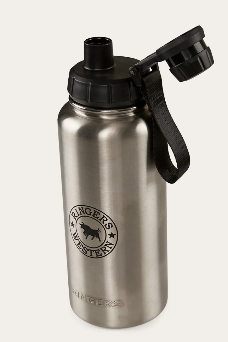 Clearance Ringers Western Longview Drink Bottle - Stainless Steel