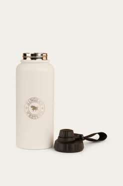 Clearance Ringers Western Longview Drink Bottle - White