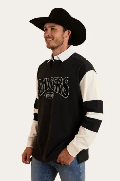 Clearance Ringers Western Lowden Rugby Jersey - Black / Off White