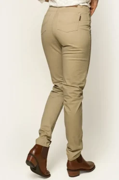 Ringers Western MacKenzie Womens 5 Pocket Stretch Drill Jeans - Khaki