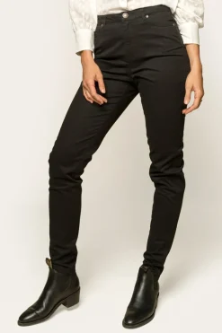 Best Ringers Western MacKenzie Womens 5 Pocket Stretch Drill Jeans - Black