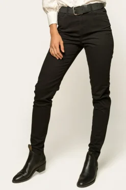 Best Ringers Western MacKenzie Womens 5 Pocket Stretch Drill Jeans - Black