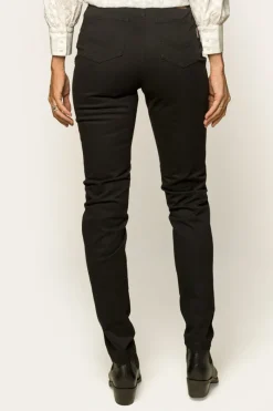 Best Ringers Western MacKenzie Womens 5 Pocket Stretch Drill Jeans - Black